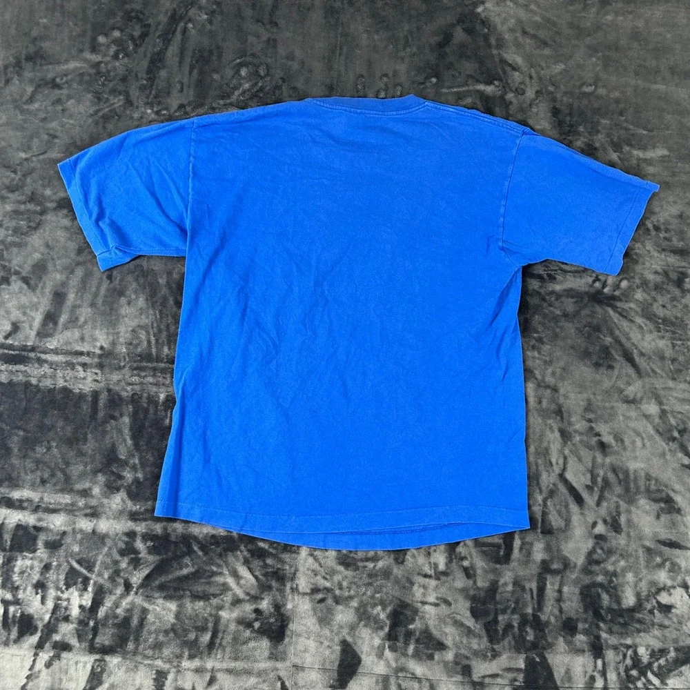 Logo 7 Kentucky Wildcats T Shirt Mens XL Blue 1998 NCAA Champions Vintage USA